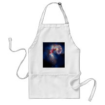Antennae Galaxies Colorful Composite Aprons