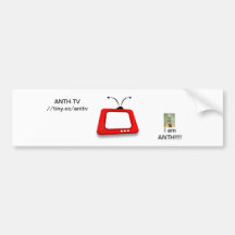 ANTH-TV Sticker Bumper Sticker