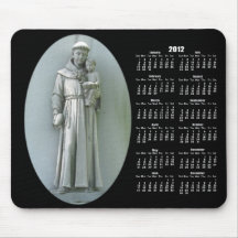 Anthony and Jesus calendar ~ mousepad