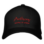 Anthony Name Cap / Hat embroidered hats