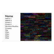 Anthony Text Design I Business/Profile Card Business Card Template