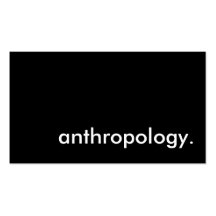 anthropology. business card templates