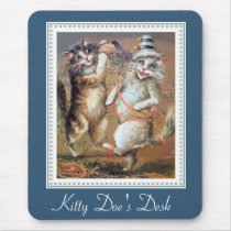 Anthropomorphic Cats Throwing Confetti