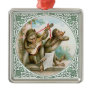 Anthropomorphic Monkeys Playing Music Christmas Tree Ornaments