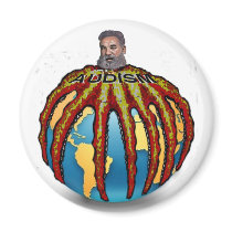 Anti-Audism - the Octopus pf AGBELL Fridge Magnet