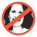ANTI-BACHMAN: Anti-Michelle Bachman Round Sticker