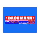 Anti Bachmann 2012 President DUMPER Design Postcards