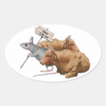 Anti-Bullying: Bulls, Mouse: Bullying NOT Cool Sticker