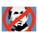 ANTI-BUSH - ANTI-George W Bush Card
