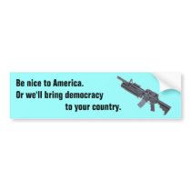 Anti-bush Bumper Sticker