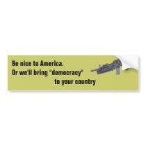 Anti-bush Bumper Sticker