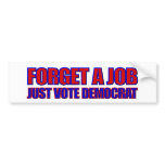 Anti-Democrat 2012 Elections bumper stickers