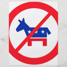 Anti-Democrat Donkey Flyers