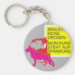 Anti Drogen Hund Schlüsselbänder