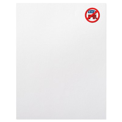 ANTI-ELEPHANT / ANTI-REPUBLICAN LETTERHEAD TEMPLATE by AntiRepublican