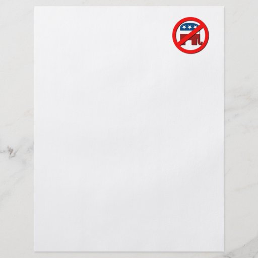 ANTI-ELEPHANT / ANTI-REPUBLICAN PERSONALIZED FLYER