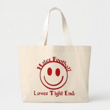 Anti-Football Humour Tote Bag