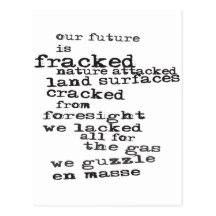 Anti-Fracking Postcards