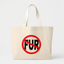 Anti Fur Design Canvas Bag