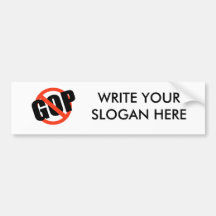 ANTI GOP BUMPER STICKER