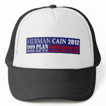 Anti Herman Cain 2012 President 999 PLAN Design Mesh Hat