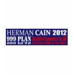 Anti Herman Cain 2012 President 999 PLAN Design t-shirts