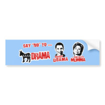 Anti-Hillary Clinton Bumper Sticker