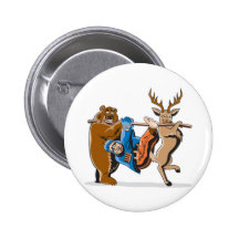 Anti Hunting Animal Revenge Button