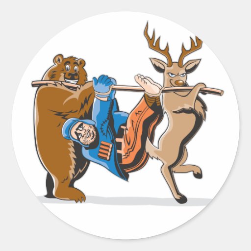 Anti Hunting Animal Revenge Sticker