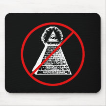 Anti Illuminati New World Order NWO Mousepad