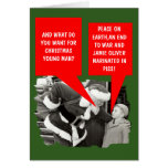 Anti Jamie Oliver Christmas Card