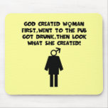 Anti men mouse pad