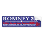 Anti Mitt Romney 2012 President JOB MACHINE Design Bumper Stickers