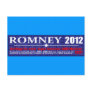 Anti Mitt Romney 2012 President JOB MACHINE Design Post Cards