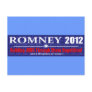 Anti Mitt Romney 2012 President REPETITION Design Post Card