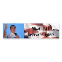 Anti Mitt Romney Bumper Stickers