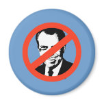 ANTI-NIXON: Anti-Richard Nixon Refrigerator Magnet