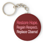 Anti Obama 2012 Election Key Chain