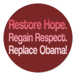 Anti Obama 2012 Election stickers