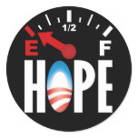 Anti Obama 2012 - Out of Hope Round Sticker