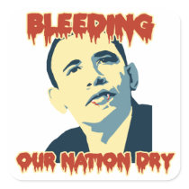 Anti Obama 2012 Square Sticker