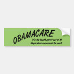 Anti Obama adhésif pour pare-chocs drôle d'Obamaca Adhésifs Pour Voiture