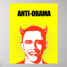 Anti-Obama - ANTIOBAMA Print