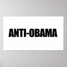 Anti-Obama - ANTIOBAMA Print