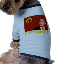 Anti-Obama: Barack Obama Communist Dog Tee Shirt