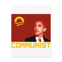 Anti-Obama: Barack Obama Communist Postcards
