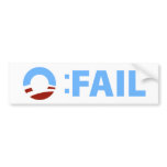 Anti-Obama: Barack Obama Fail Bumper Stickers