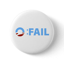 Anti-Obama: Barack Obama Fail Buttons