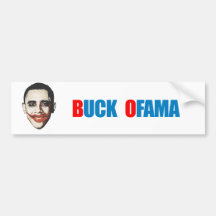Anti-Obama - bleu d'Ofama de mâle Adhésif Pour Voiture