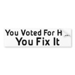 Anti Obama Bumper Sticker